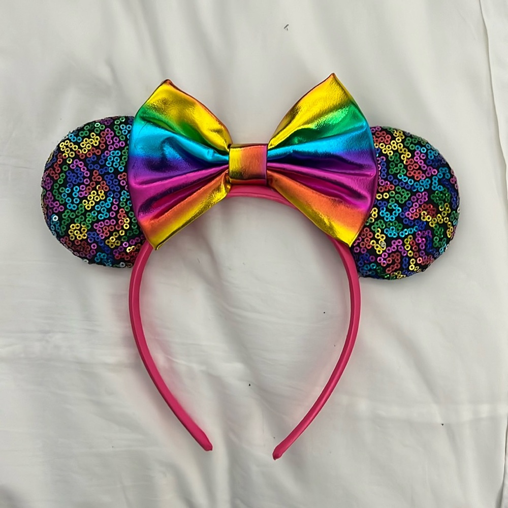 Rainbow Minnie Ears